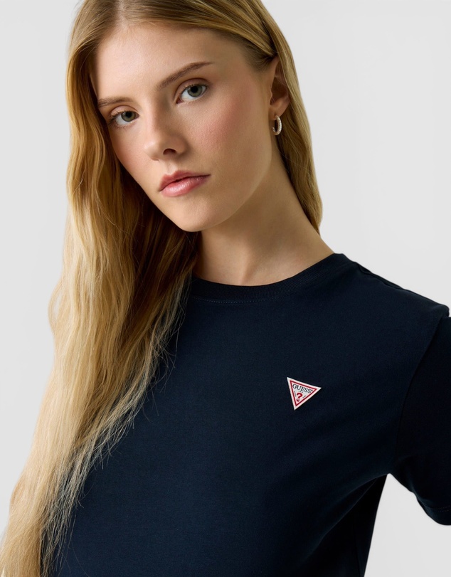GUESS Jeans - GUESS JEANS Mini Triangle Short Sleeve Logo Tee