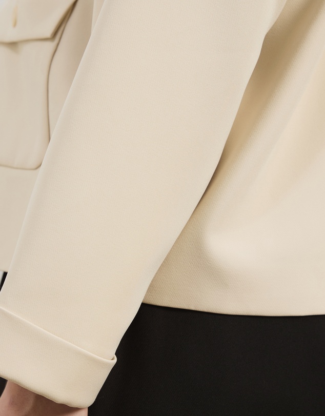 Atmos&Here Curvy - Sorelle Cropped Tailored Jacket