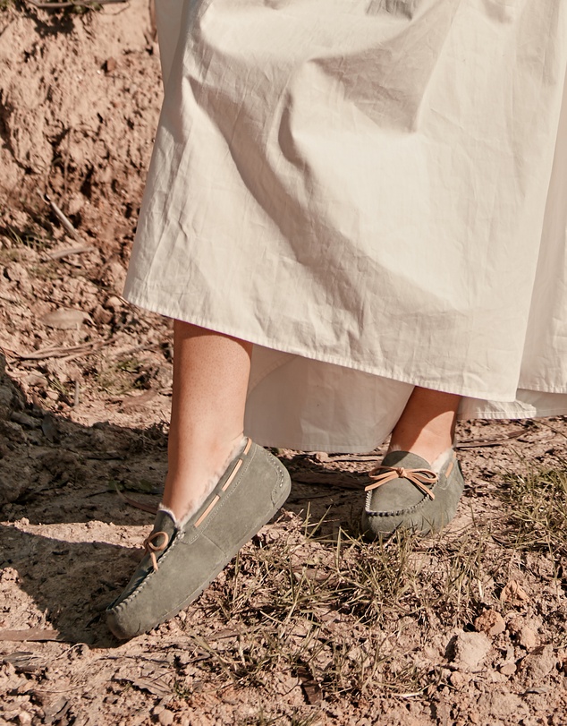 EVERAU - EverAU Ugg Miracle Moccasin Leather Upper Moccasins