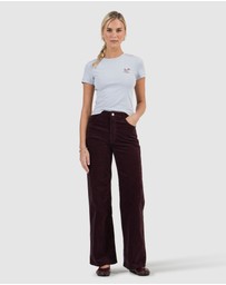 Rolla's - Sailor Scoop Jean Long - Velvet Dark Cherry