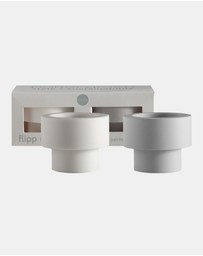 porter green - flipp sml silicone unbreakable candle holder set