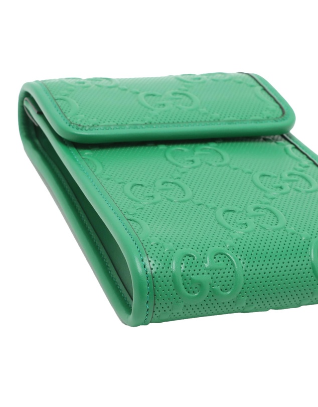 Gucci - Pre-Loved GG Embossed Flap Crossbody