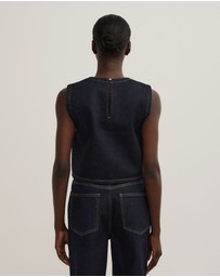 Witchery - Denim Scarf Hem Top