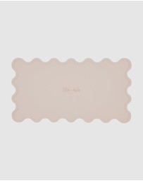 Lilly + Dash - Dog & Cat Wave Placemats - Pink Rose Quartz