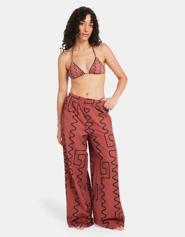 RVCA - Womens Farlow Elastic Linen Pants