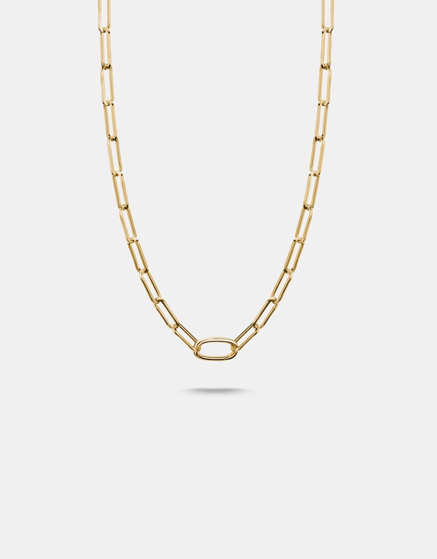 THOMAS SABO - THOMAS SABO Connect Charm necklace paperclip Gold