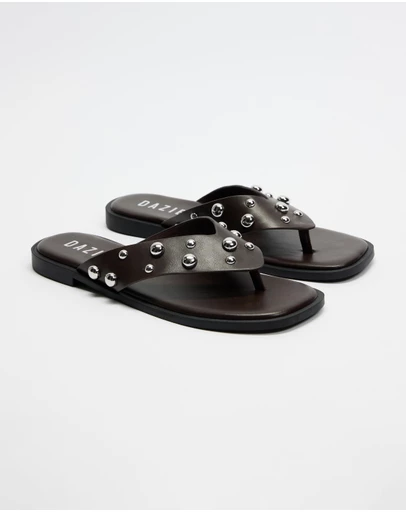 Dazie - Laura Studded Thongs