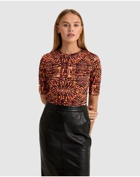Oxford - Imogen Printed Jersey T-Shirt