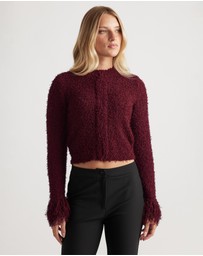 Decjuba - Morgan Fringe Cuff Cardigan