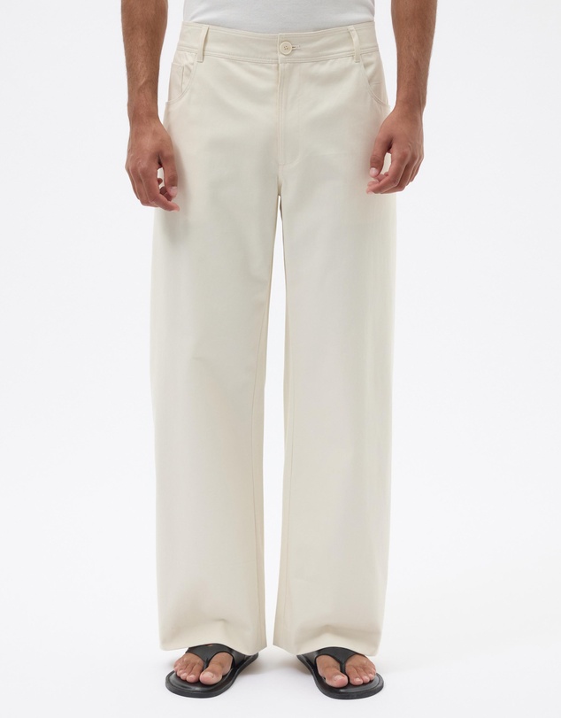 AERE - Cotton Twill Wide Trousers