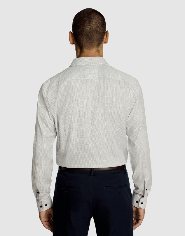 yd. - Nelson Geo Bamboo Slim Shirt