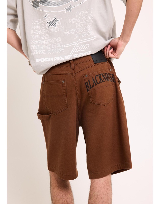 Black Noise White Rain - Industrial Carpenter Shorts