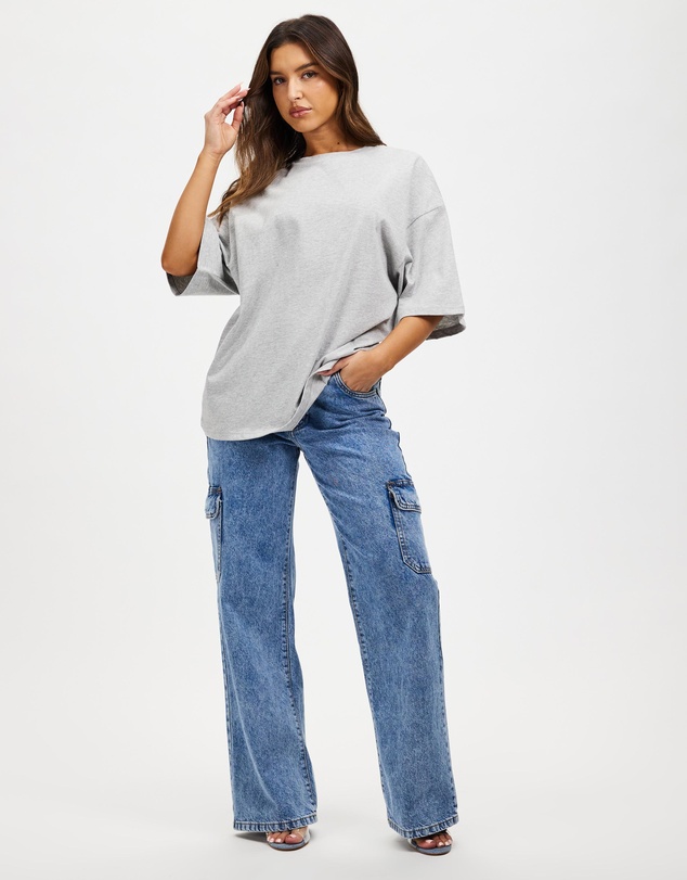 Dazie - The Classic Organic Cotton Oversized Tee