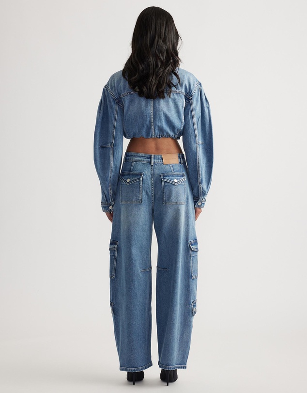 Decjuba - Alexa Cargo Barrel Jeans