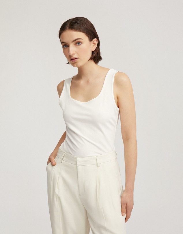 Oxford - Agatha Square Neck Tank