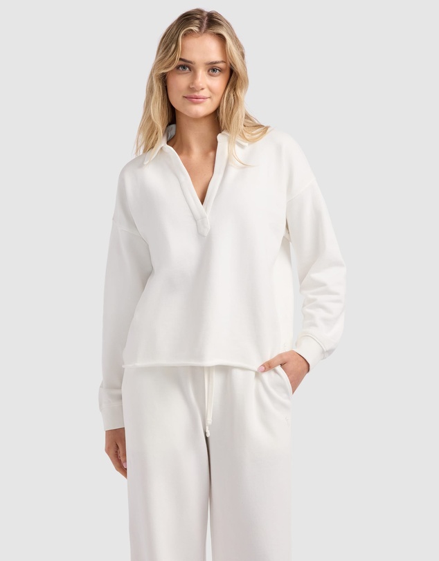 Seafolly - French Terry Polo Popover