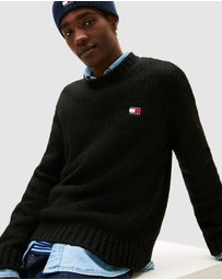 Tommy Jeans - Regular Cosy Texture Badge Sweater