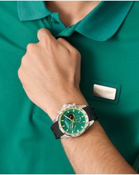 Aston Martin - HDL Podium Green Black Silicone Strap Watch