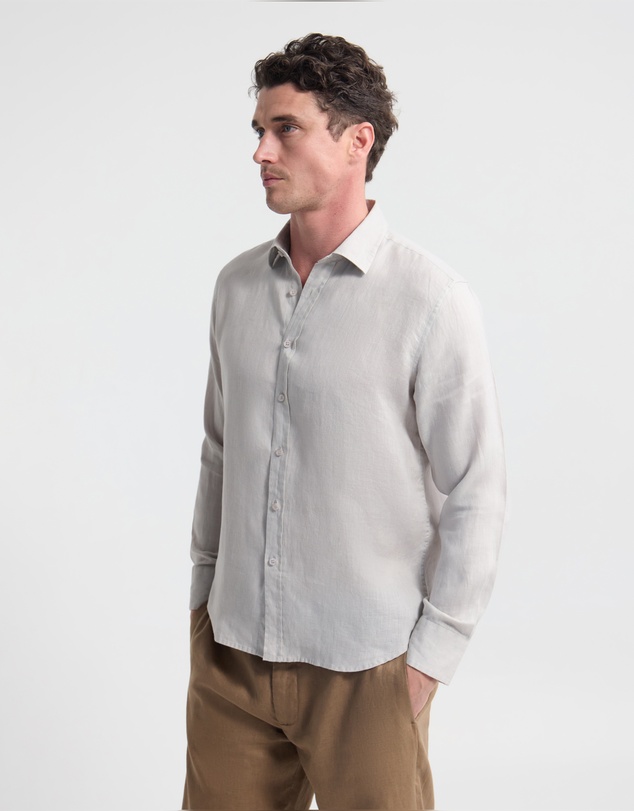 Oxford - Cooper Ls French Linen Shirt