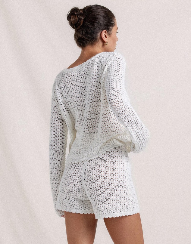 Peony - Pointelle Cardigan