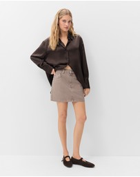 UNISON - Denim Mini Skirt