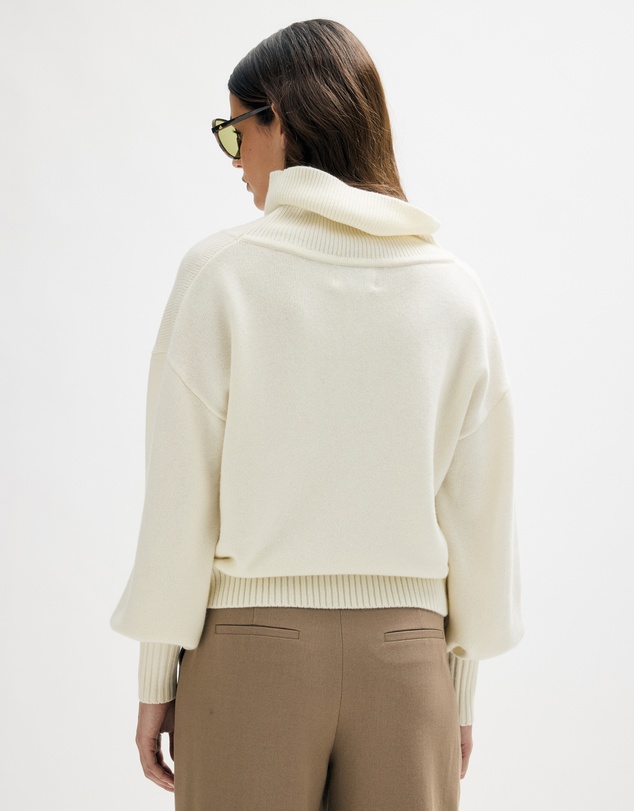 Minima Esenciales - Rian Wool Cashmere Funnel Neck Jumper