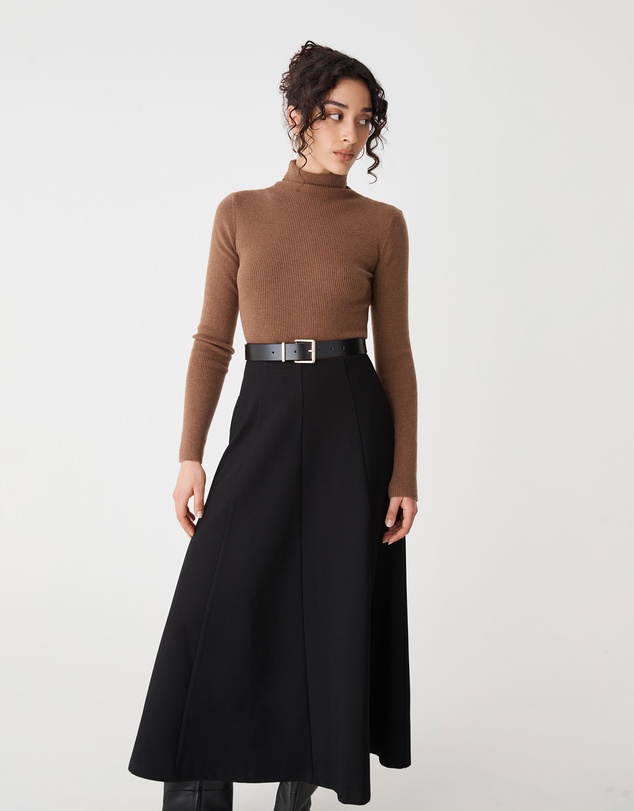 Forcast - Janice A-Line Ponte Skirt