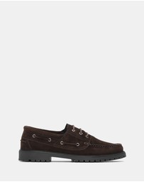 Les Deux - Taylor Oil Suede Boat Shoes