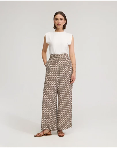 Oxford - Sabrina Crop Jersey Top
