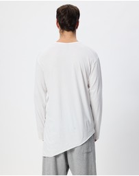 Surrounded By Ghosts - Neobite Asymmetrical Tail Long Sleeve T-Shirt