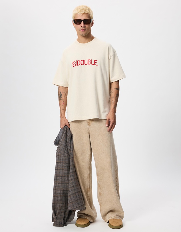 S Double - Stencil Heavy WT T-Shirt