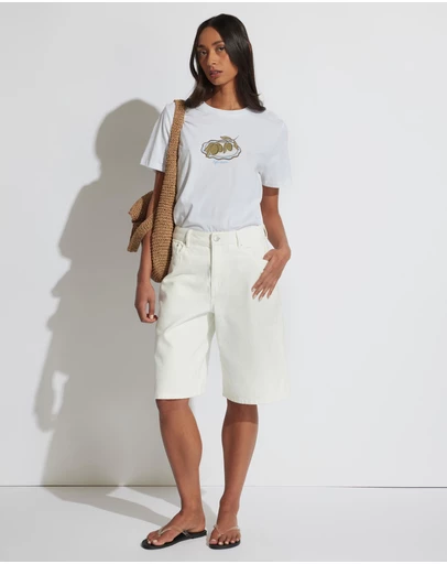 Decjuba - Olive Print Tee