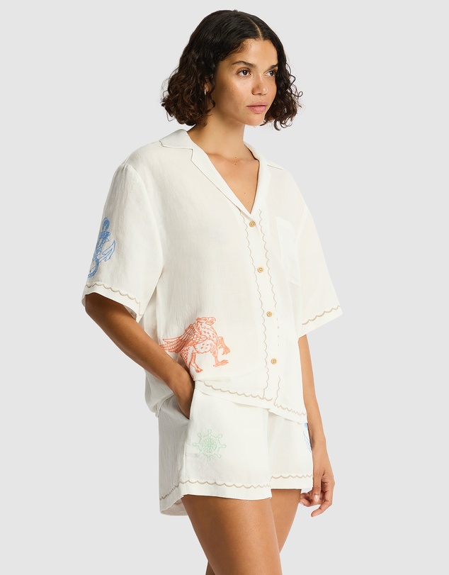 Sea Level Australia - Shipwreck Bowling Shirt