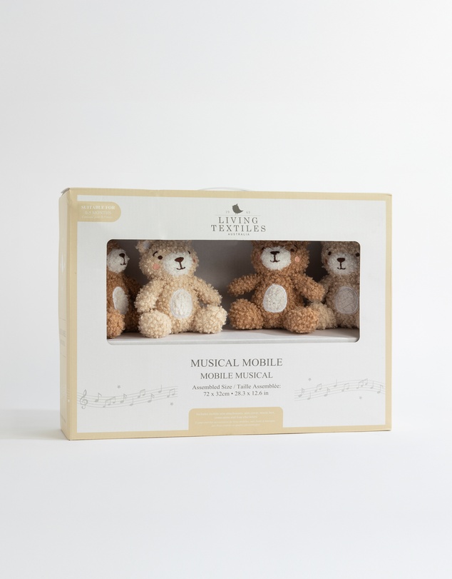Living Textiles - Musical Mobile Set - Cuddly Bear