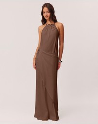 SNDYS - Polly Halter Neck Maxi Dress