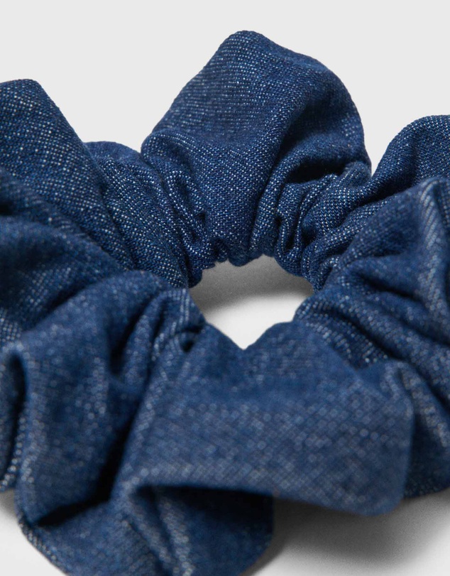 Maje - Denim scrunchie