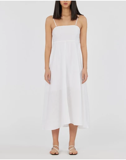 Amelius - Corinna Linen Midi Dress