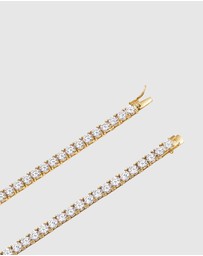 Nialaya Jewellery - Tennis Necklace in Gold