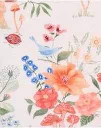 Fox & Finch - Wild Garden Print Organic Dress - Babies