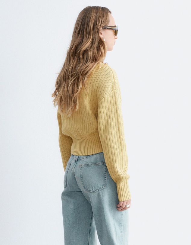 & Other Stories - Rib-Knit Cotton Cardigan