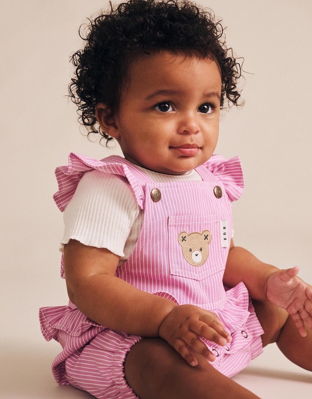 Huxbaby - Candy Stripe Bubble Romper - Babies-Kids