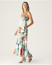 MOS The Label - Fiorina Print Midi Dress