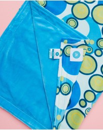 itti bitti - Travel Blanket - Seaweed with Azure