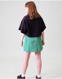 JAM The Label - Adaptive Cropped Neoprene Zip Pullover