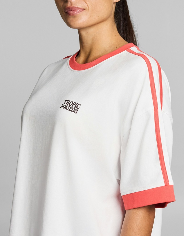 Rockwear - Colour Block Oversize Boxy Cotton Tee