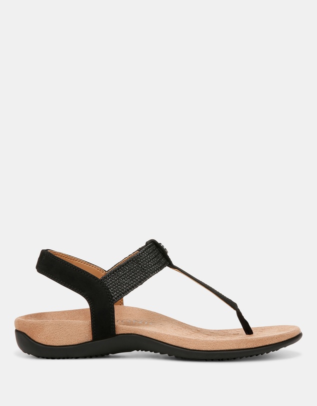 Vionic - Brea Slingback Sandal - Black Nubuck