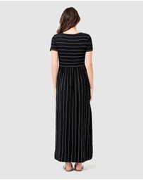 Ripe Maternity - Maxi Crop Top Nursing Dress
