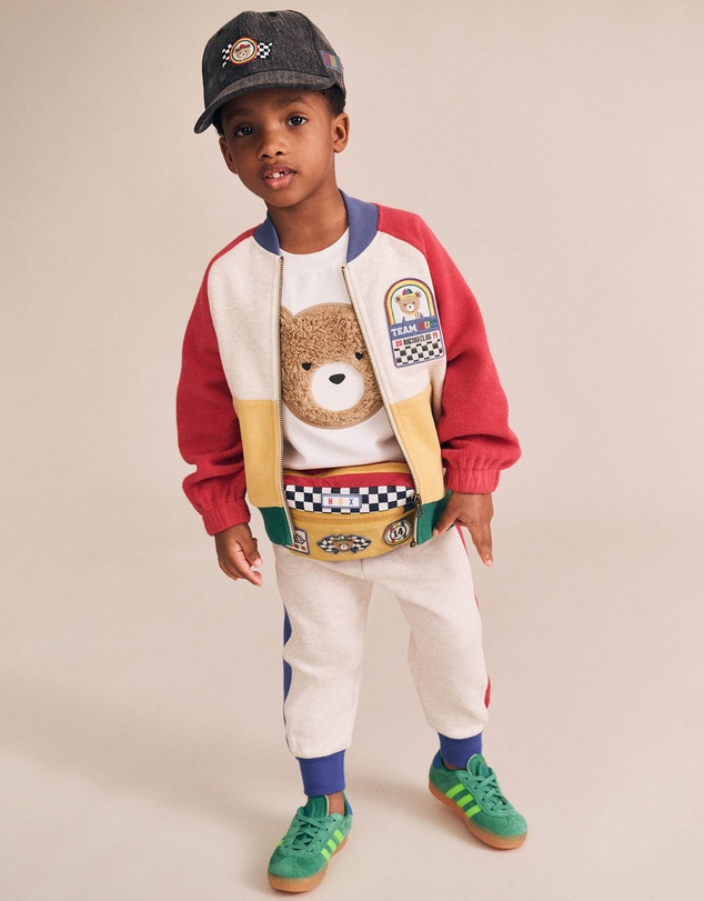 Huxbaby - Colour Block Splice Trackpants - Babies-Kids