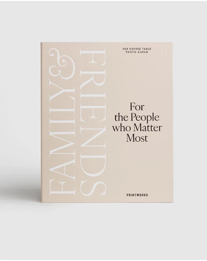 Printworks - Printworks Photo Album-Family and Friends-Beige