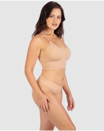 B Free Intimate Apparel - Long Line Spaghetti Strap Bralette (A-B-C-D-DD-E-F) Cup